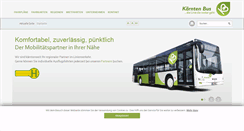 Desktop Screenshot of kaernten-bus.at